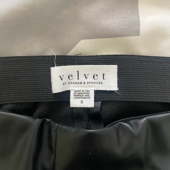 Velvet by Graham and Spencer Faux Leather Leggings - Picture 3 of 4
